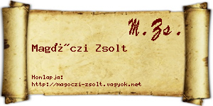 Magóczi Zsolt névjegykártya