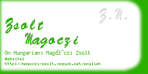 zsolt magoczi business card